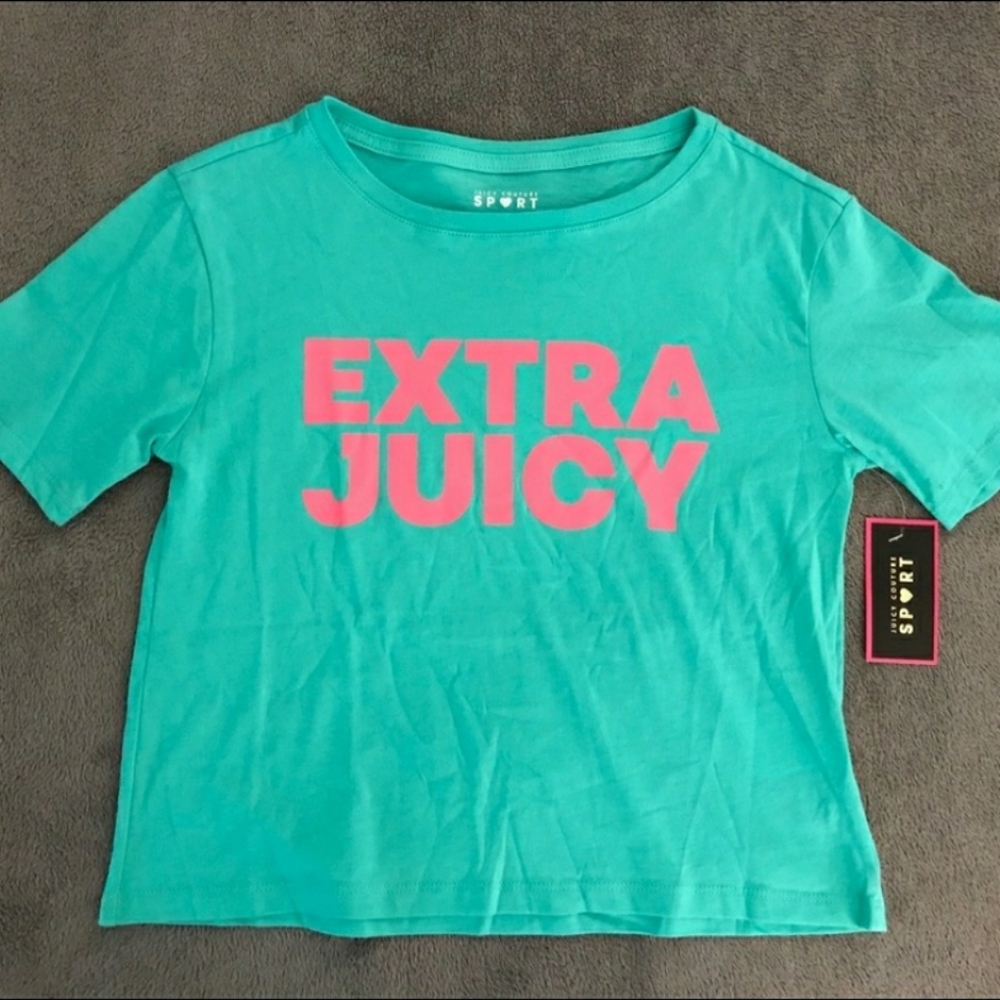 Juicy Couture * pool green * graphic tee